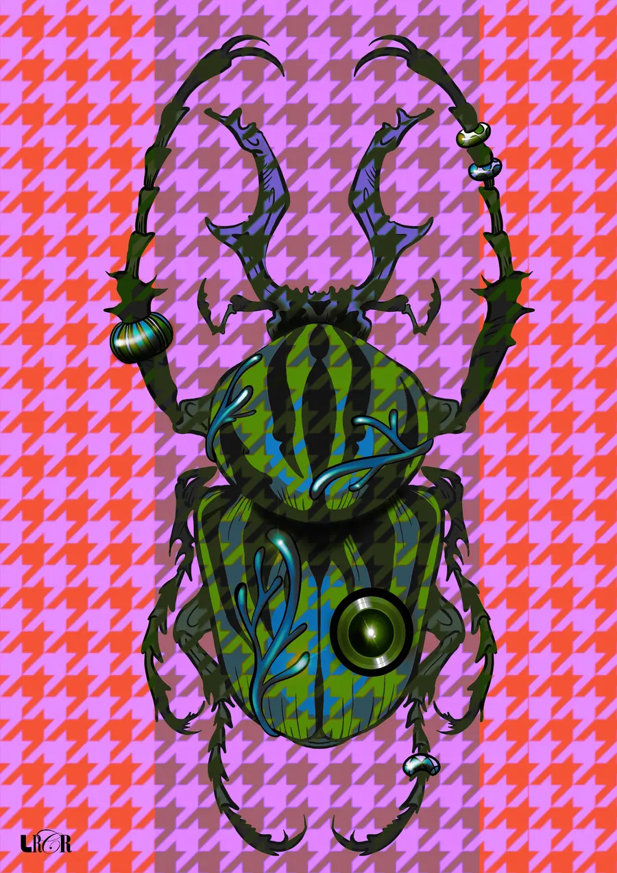 Beatle Rosa Magenta — LRCR-0009 — Arte Digital Studio LRCR