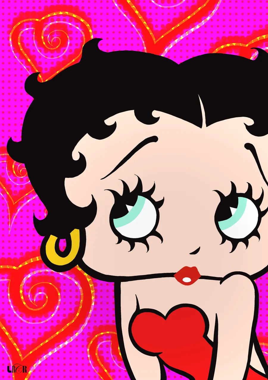 Betty Rosa Corações — LRCR-0015 — Arte Digital Studio LRCR