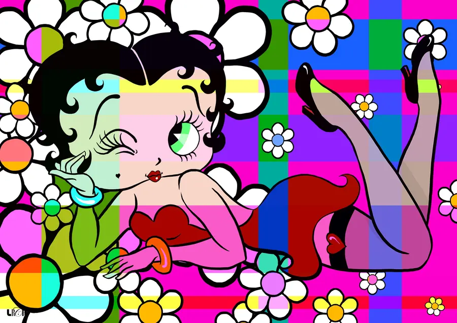 Boop Rosa Floral — LRCR-0020 — Arte Digital Studio LRCR