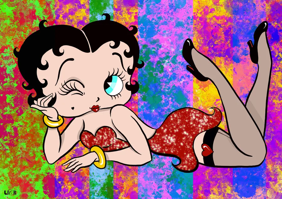 Boop Multicolorido Marmorizado — LRCR-0023 — Arte Digital Studio LRCR