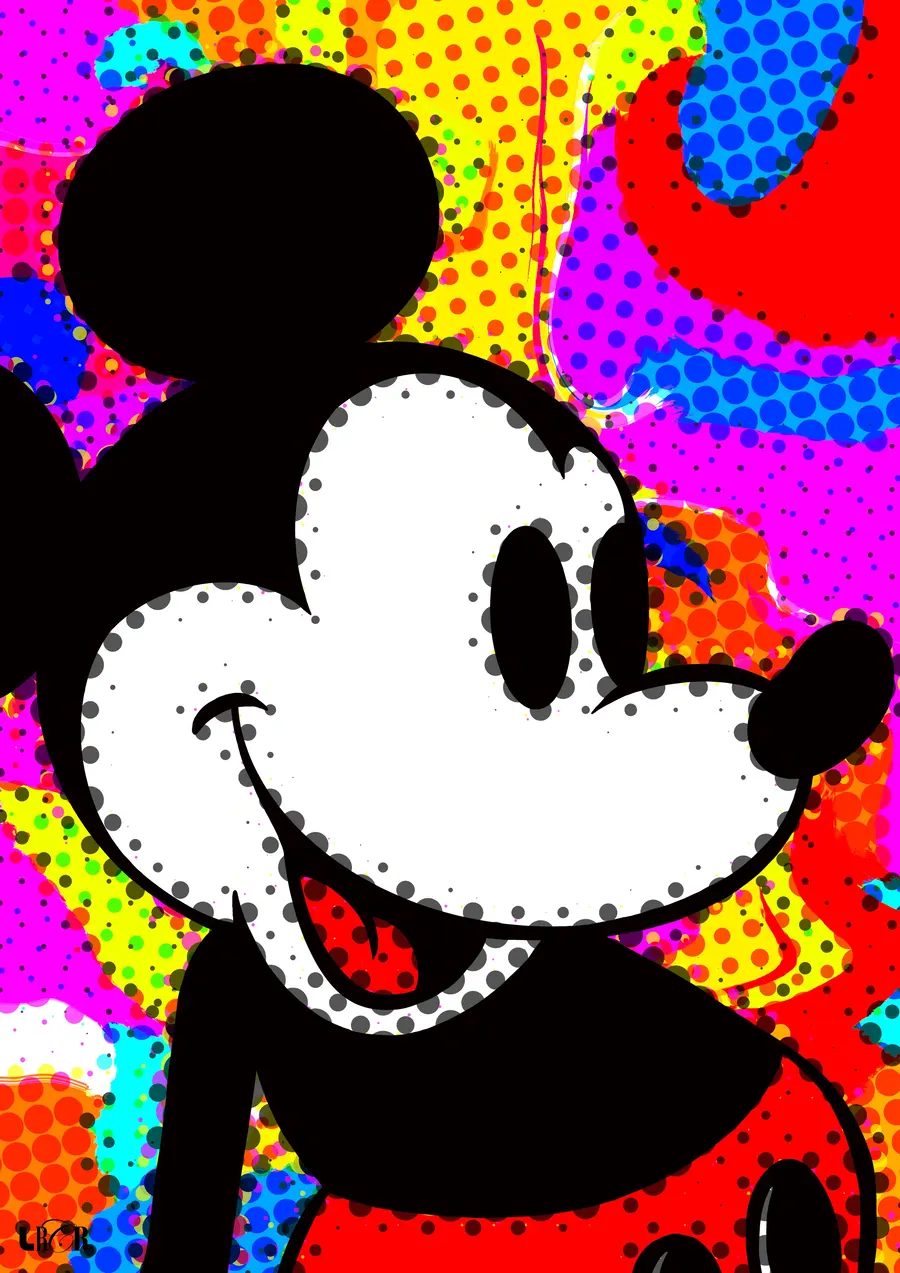 Mouse Multicolorido Pontilhado — LRCR-0032 — Arte Digital Studio LRCR
