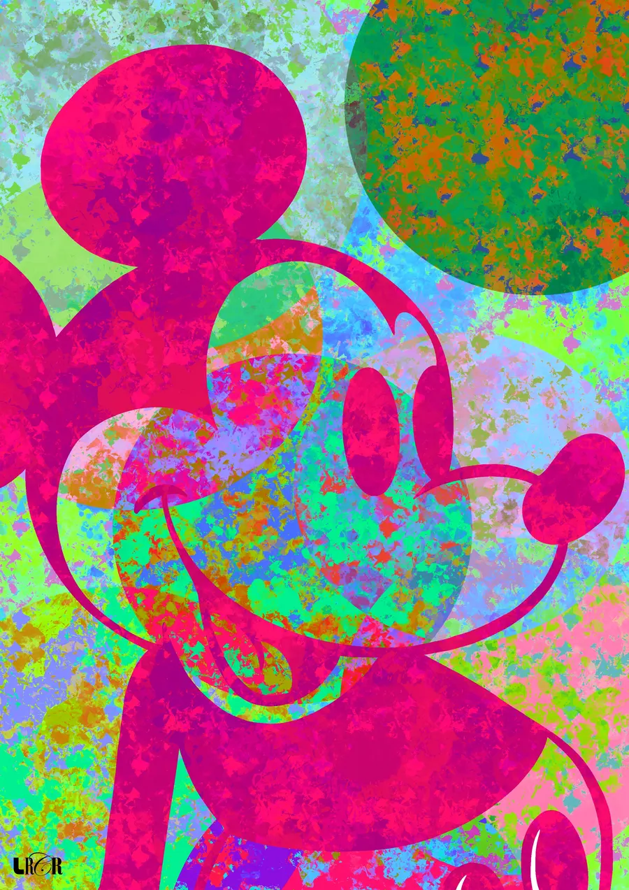 Mouse Textura Colorida — LRCR-0035 — Arte Digital Studio LRCR
