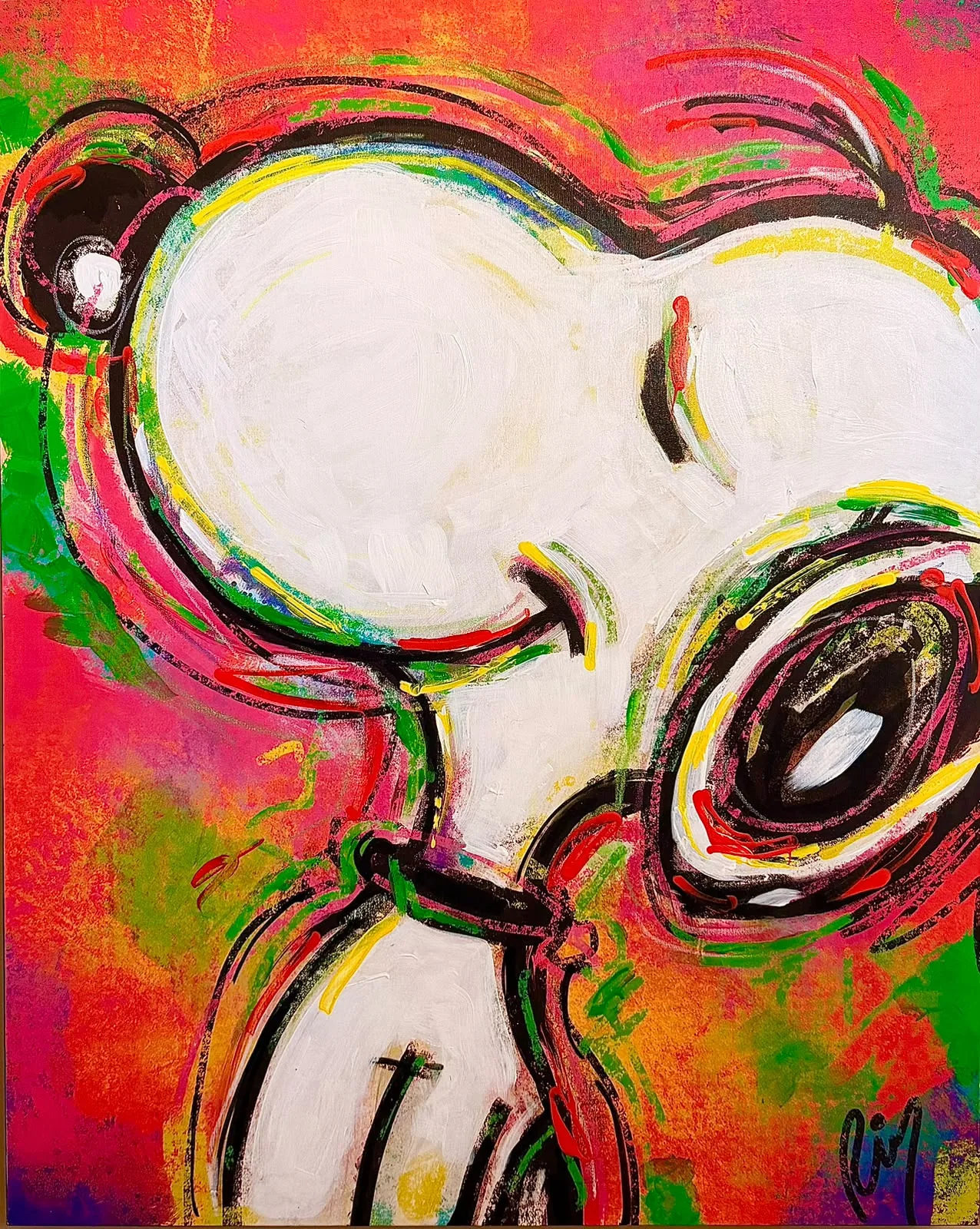Dog — LRCR-0158 — Galeria Pintura Mixed Media Studio LRCR