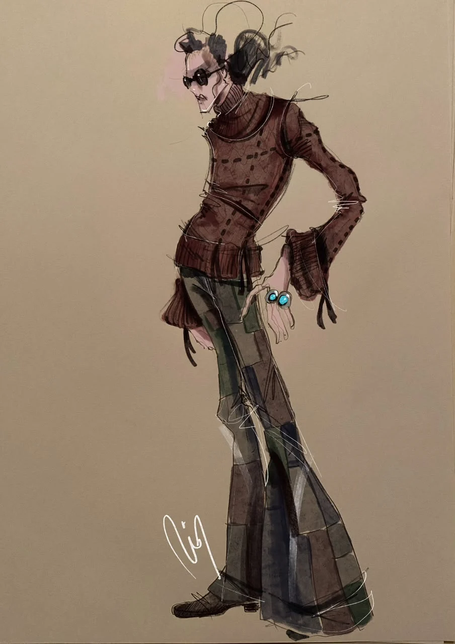 Desenho de moda LRCR-0075 — Studio LRCR