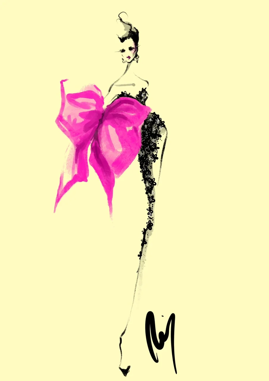 Desenho de moda LRCR-0076 — Studio LRCR