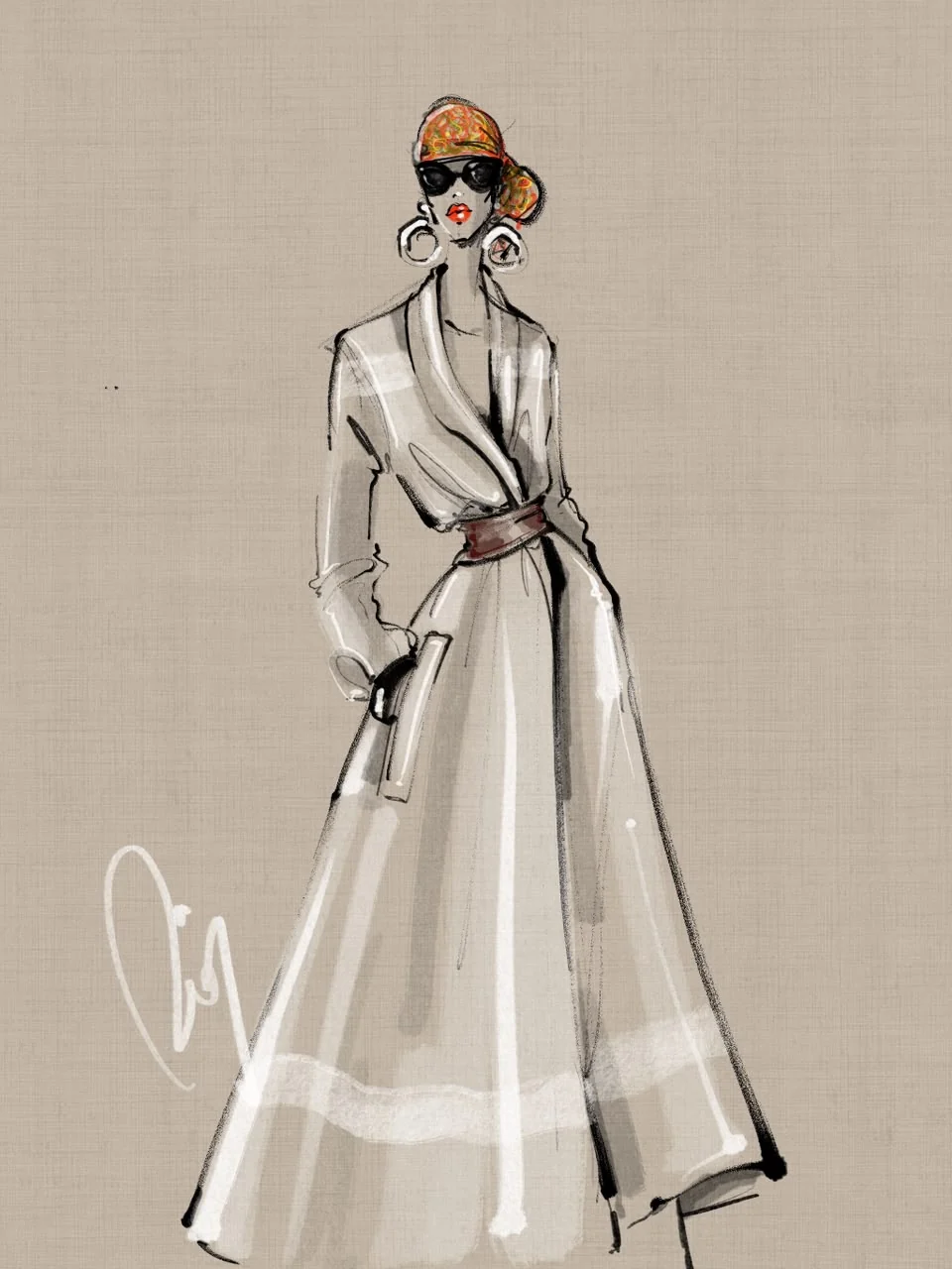 Desenho de moda LRCR-0077 — Studio LRCR
