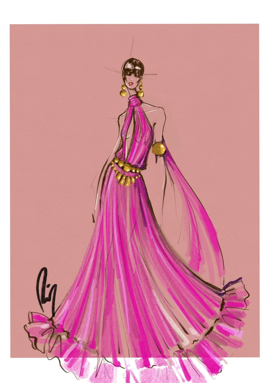 Desenho de moda LRCR-0080 — Studio LRCR