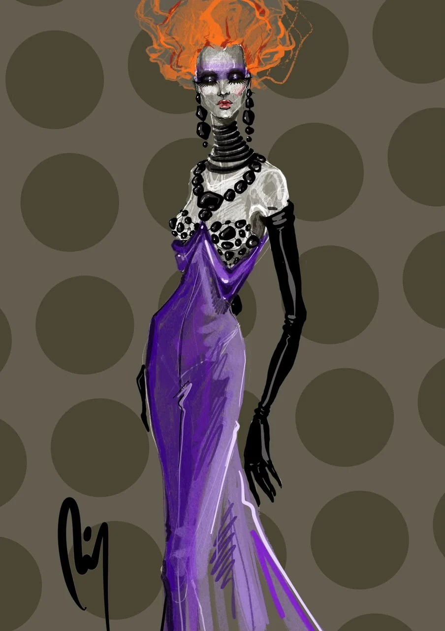 Desenho de moda LRCR-0085 — Studio LRCR