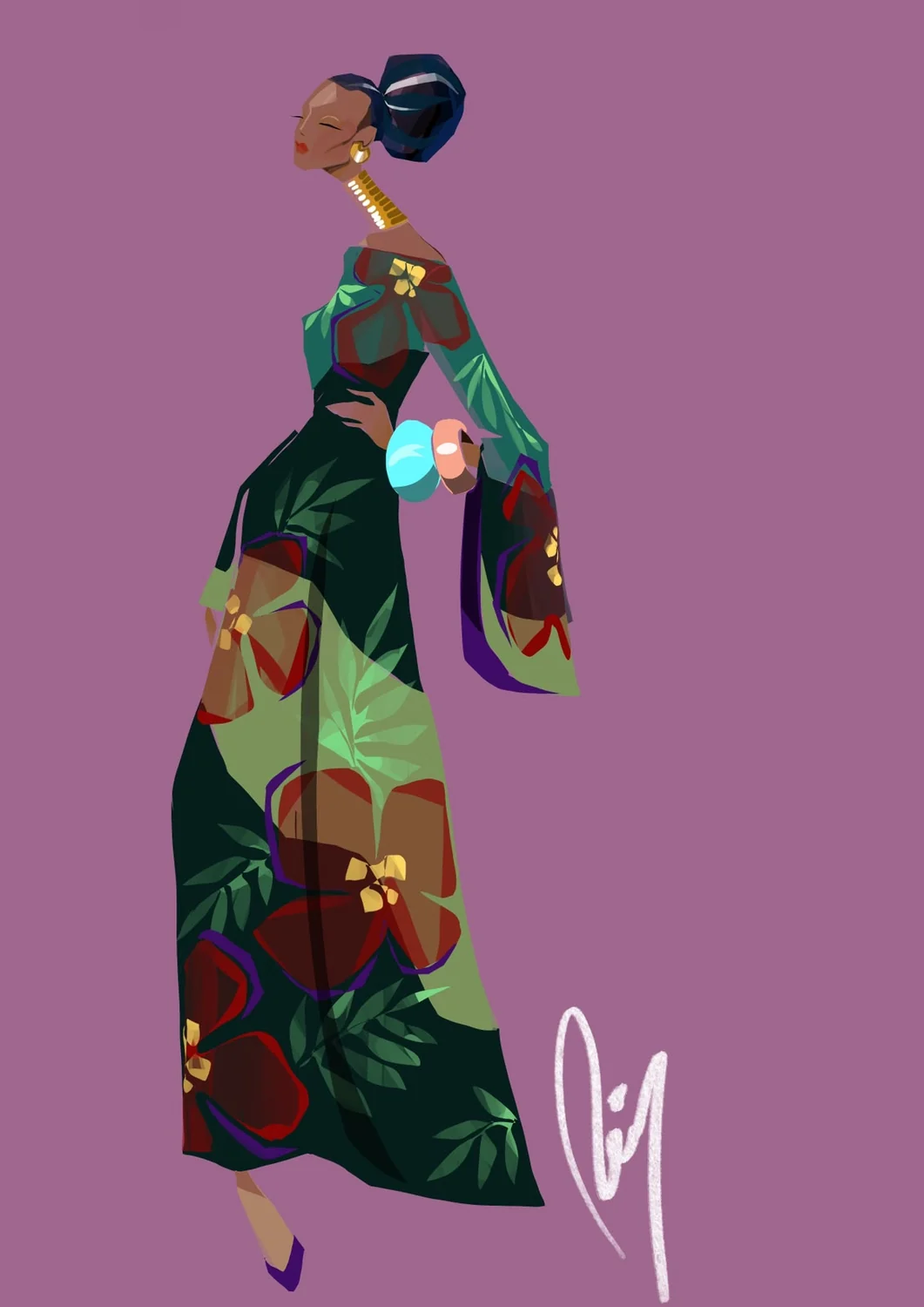 Desenho de moda LRCR-0090 — Studio LRCR