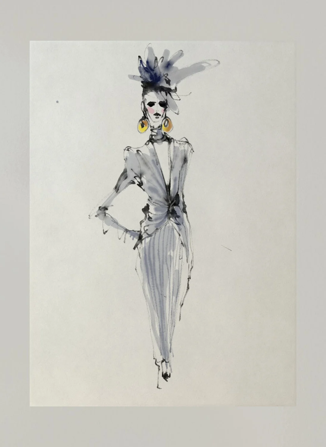 Desenho de moda LRCR-0100 — Studio LRCR