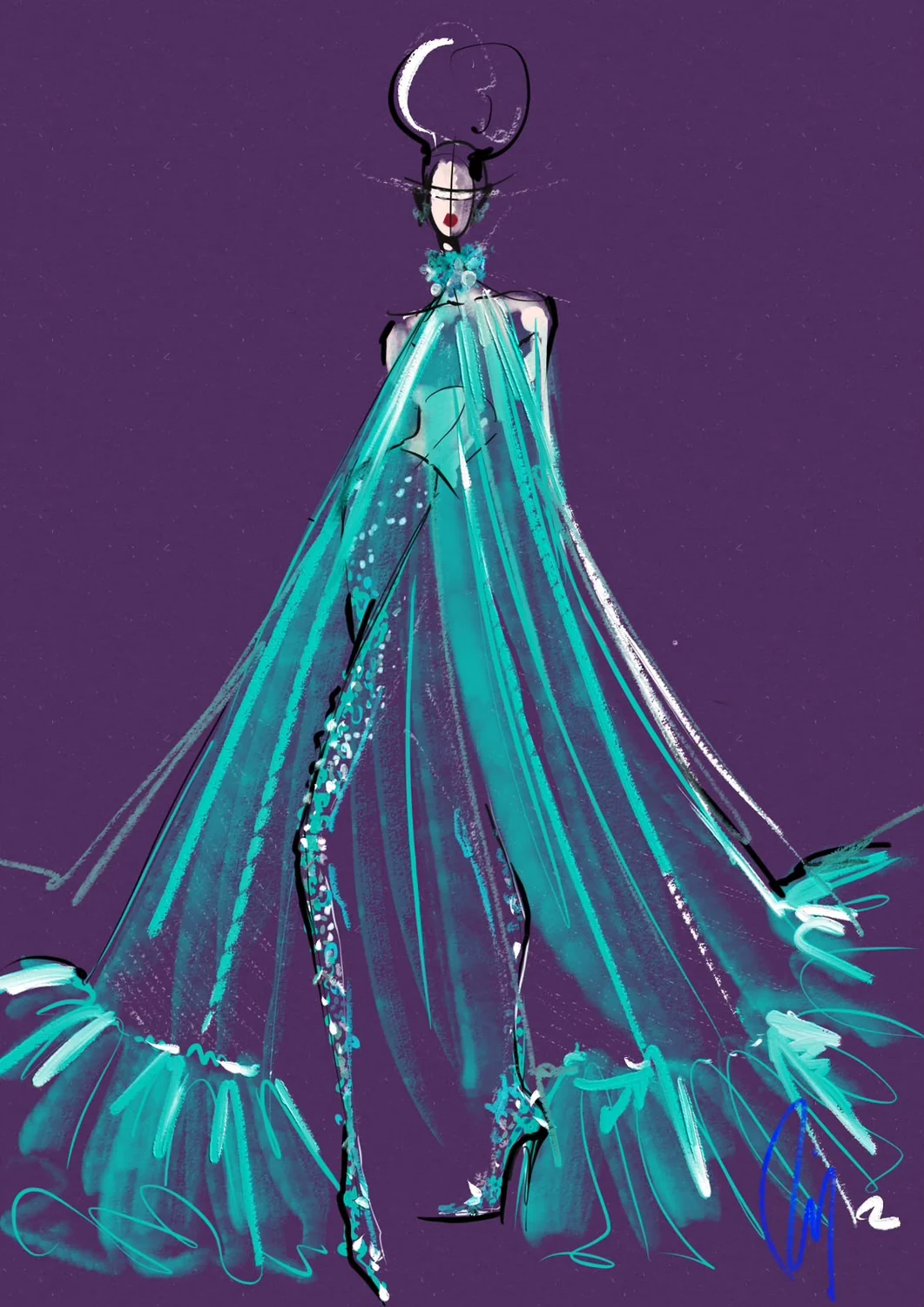 Desenho de moda LRCR-0104 — Studio LRCR