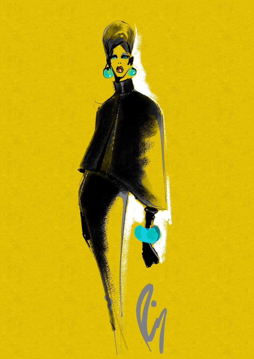 Desenho de moda LRCR-0105 — Studio LRCR