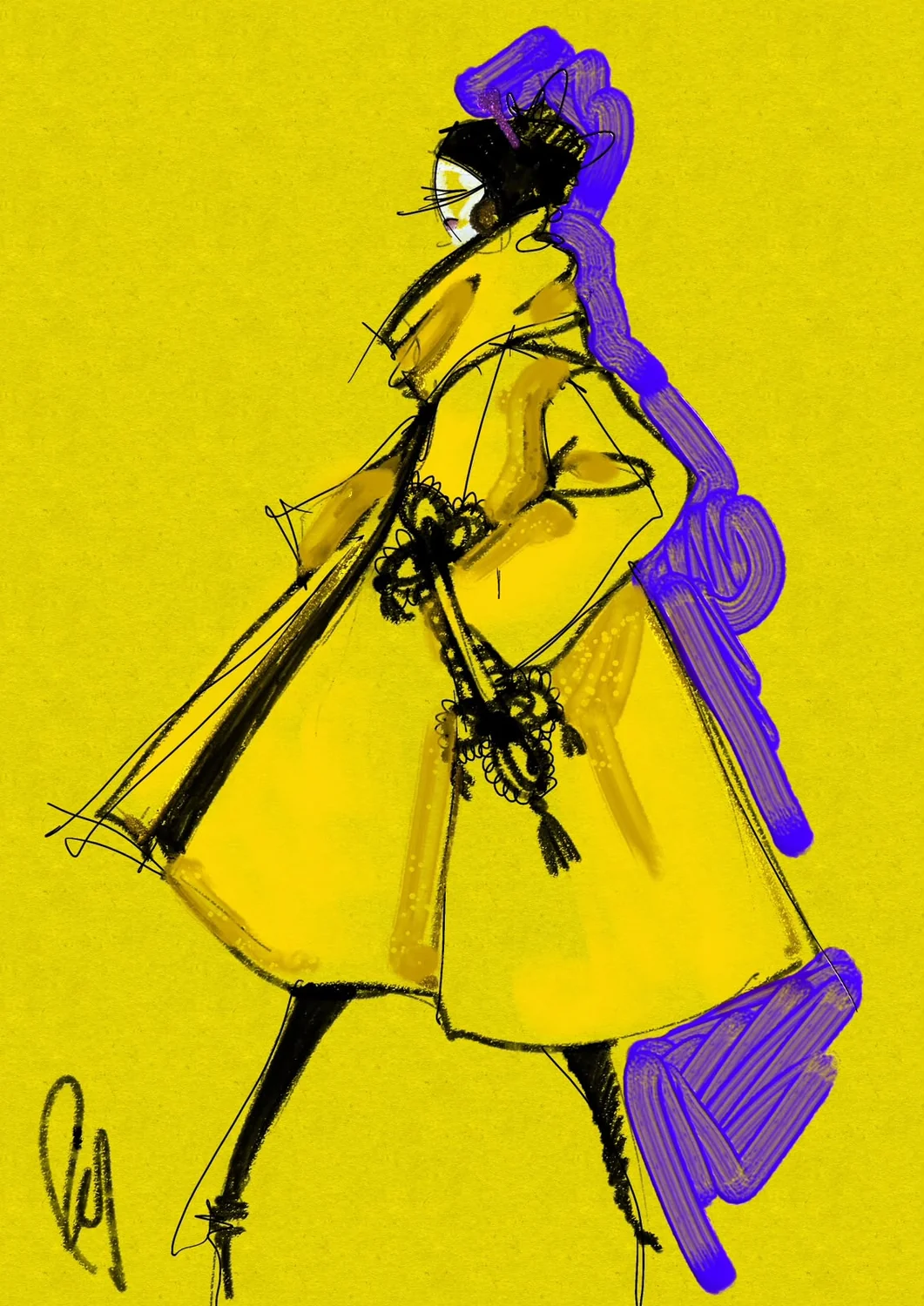 Desenho de moda LRCR-0110 — Studio LRCR