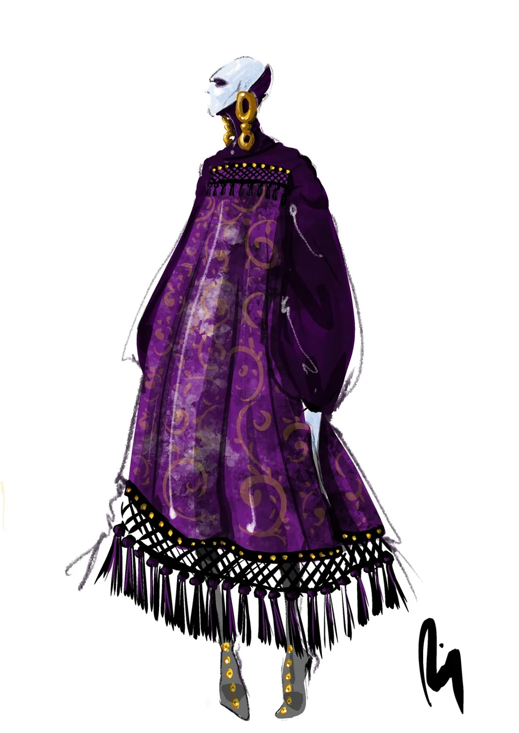 Desenho de moda LRCR-0111 — Studio LRCR