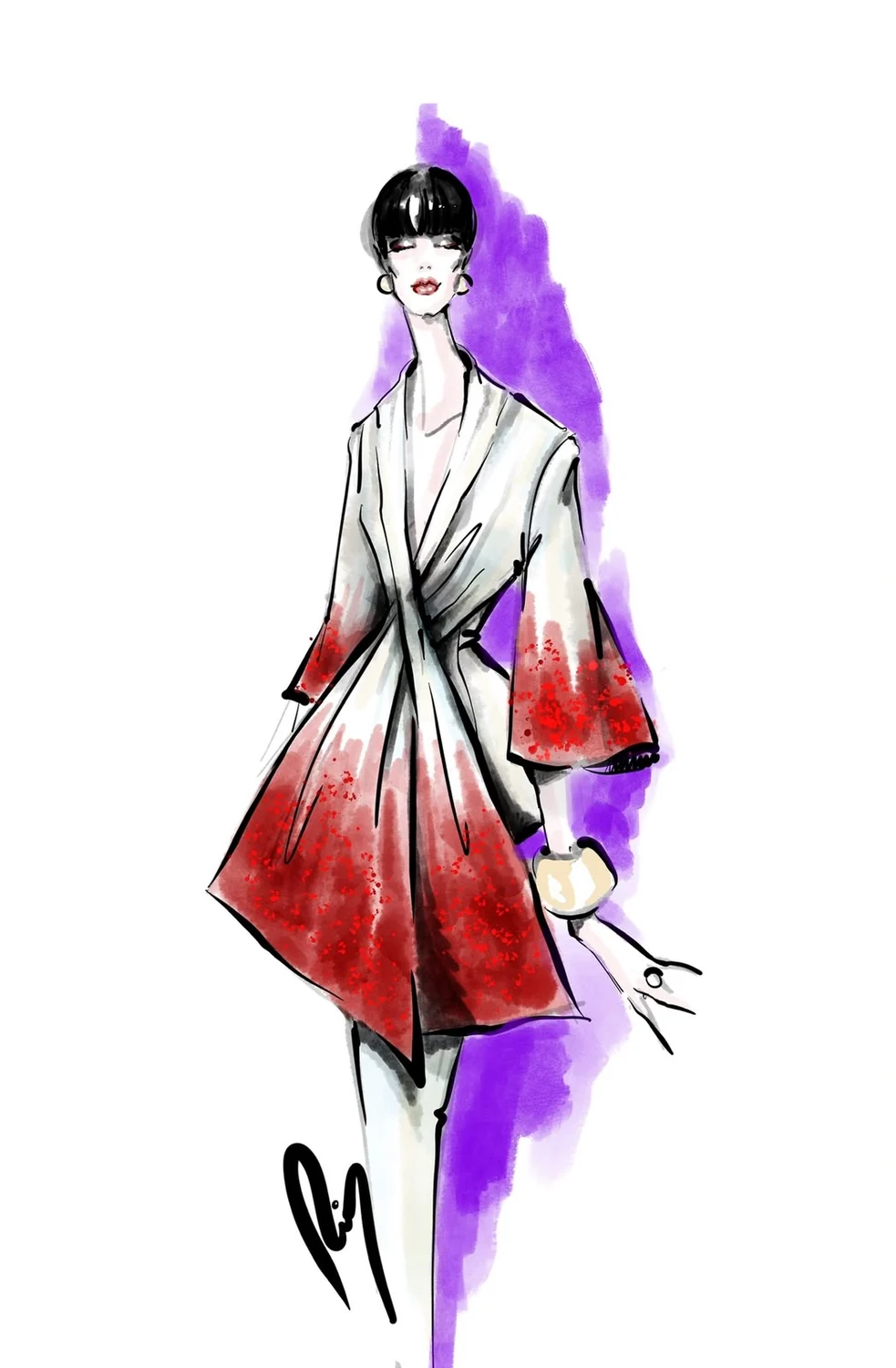 Desenho de moda LRCR-0114 — Studio LRCR